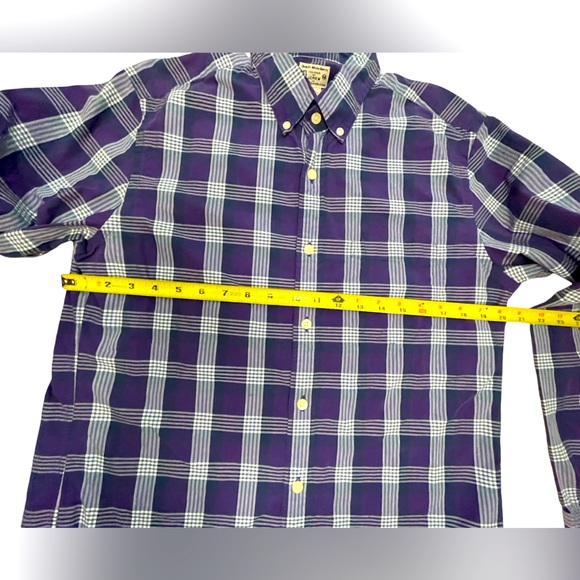 J Crew long sleeve size Men’s medium button down shirt/purple/slim fit/preppy - Picture 3 of 7